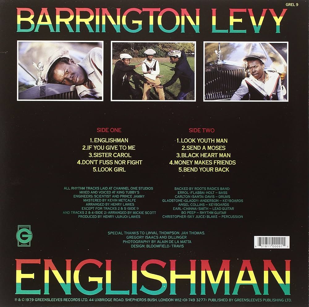 洋楽 Barrington Levy Englishman US org LP LEVY,BARRINGTON - Englishman [Vinyl] - Amazon.com Music