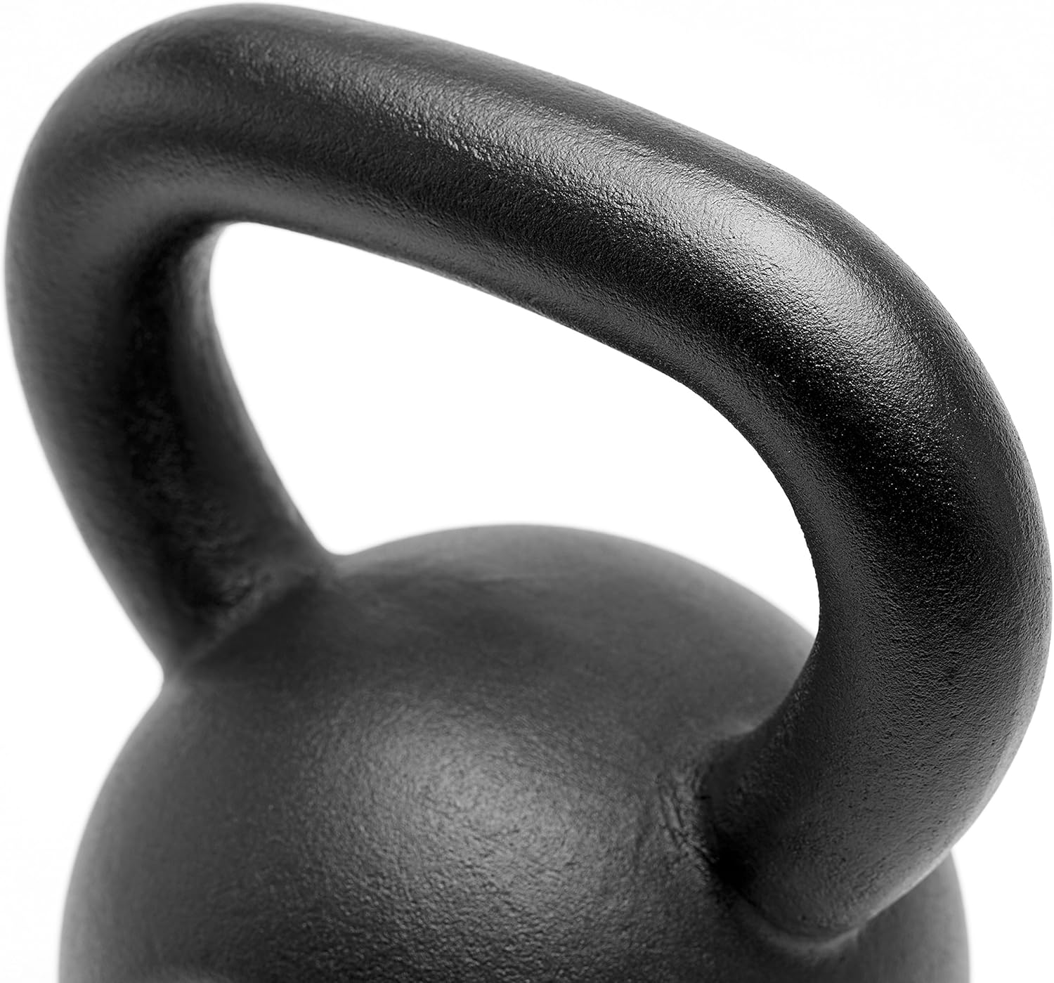 Premium Powder Coated Solid Cast Iron Kettlebell Weights 5lb to 45lb