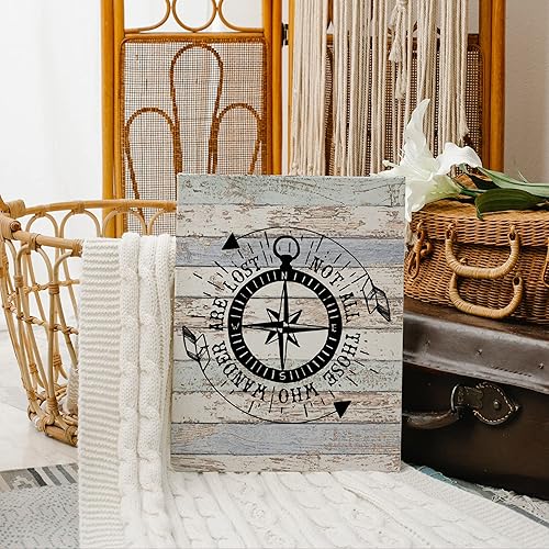 Miniatura 8 de Lienzo decorativo con texto en inglés Let The Adventure Begin, impresiones artísticas enmarcadas para decoración de cámper, sala de caravana, baño,