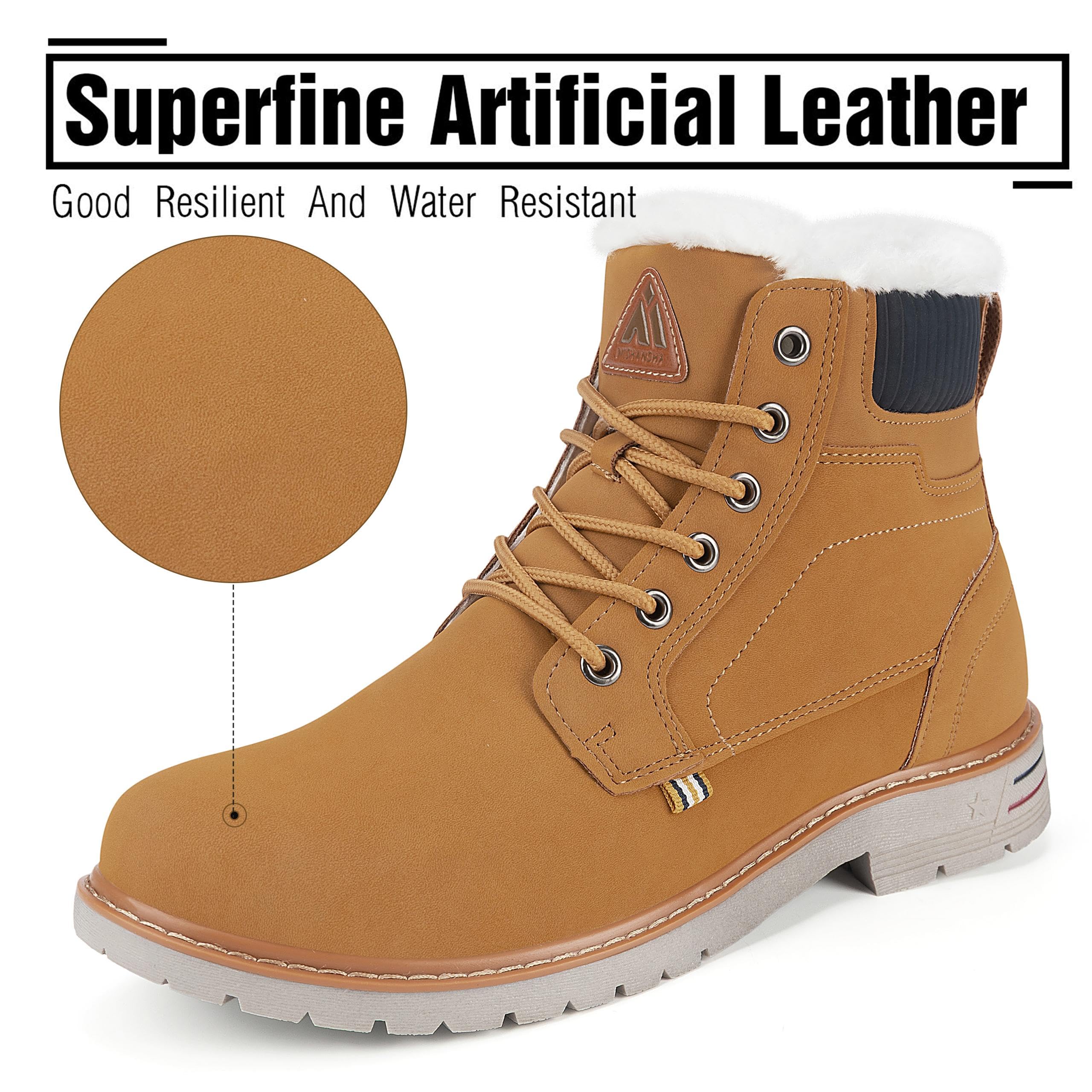 Mishansha Stivali da Neve Antiscivolo Stivaletti Invernali 36-48 EU | Stivaletti da Trekking, Donna, Uomo，Outdoor, Jogging， Classiche