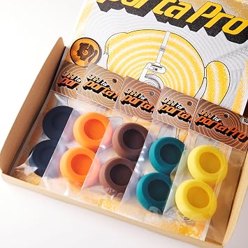 YAXI EARPADS for Koss PORTAPRO 5Pairs+Pouch BK+OG+BRN+Green+YE
