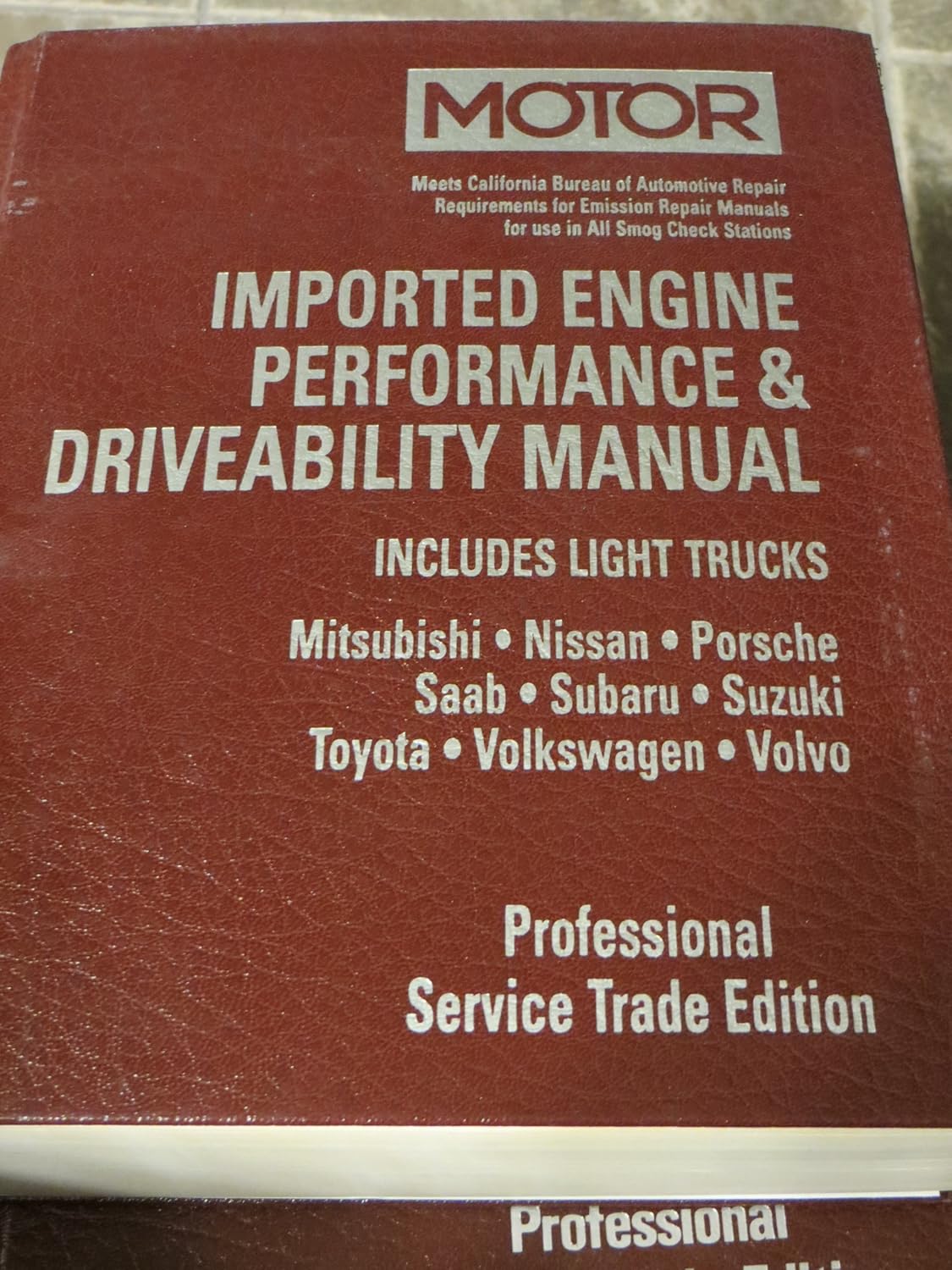 Amazon.co.jp Imported Engine Performance & Driveablity Manual (Motor
