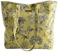 Vista 50 de Maison d' Hermine - Bolsa de lona de algodón reutilizable para mujeres, con asa para el hombro, bolsas a granel para compras y viajes