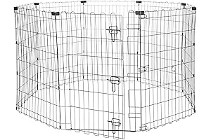 Amazon Basics Foldable Dog Exercise Playpen