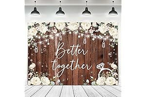Better Together Backdrop for Engagement Pictures and Wedding Ceremony Backdrop