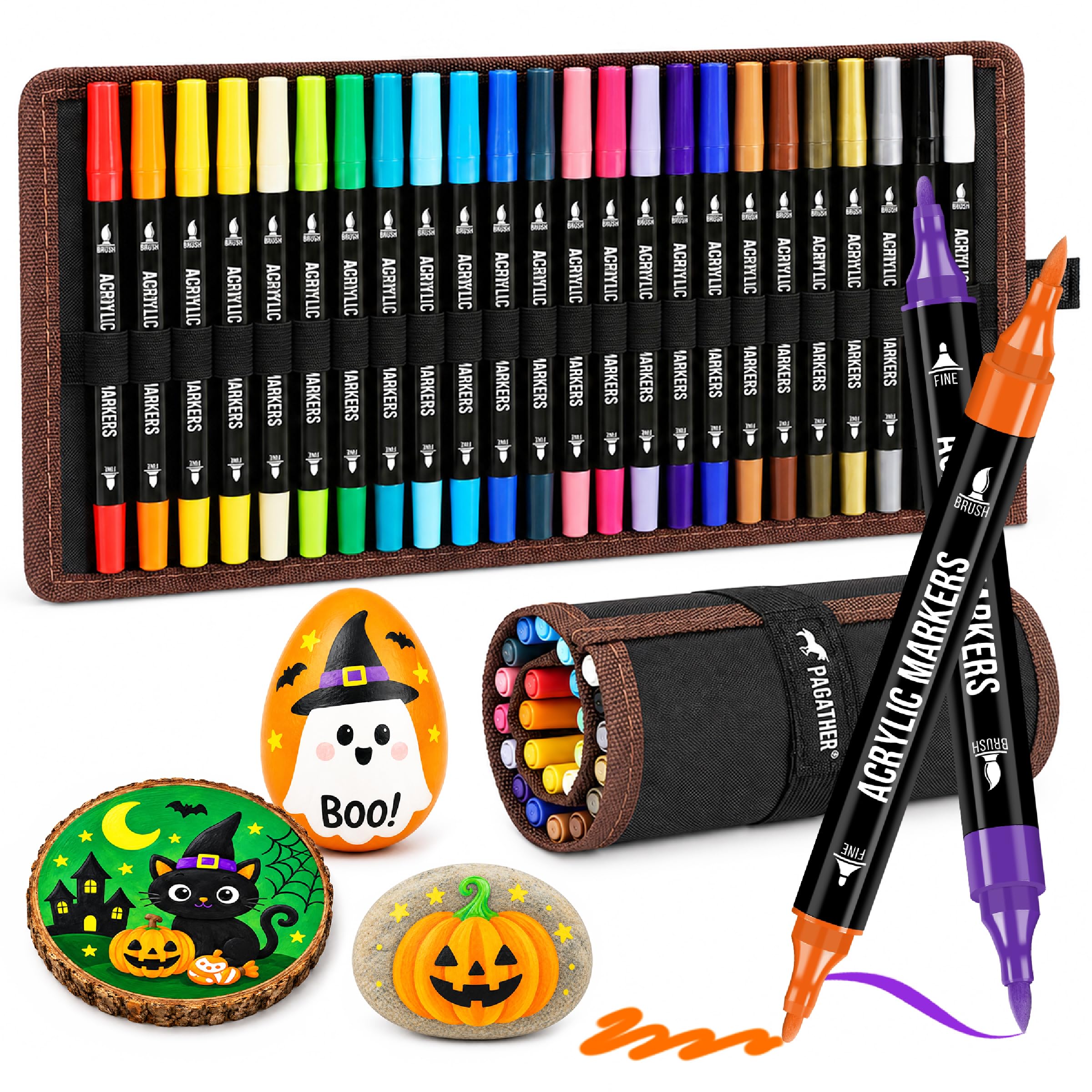 Pagather Acrylic Paint Markers - 72 Colors -10
