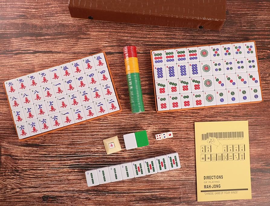 Amazon | ZGME 中国麻雀セット プロフェッショナル麻雀ゲーム