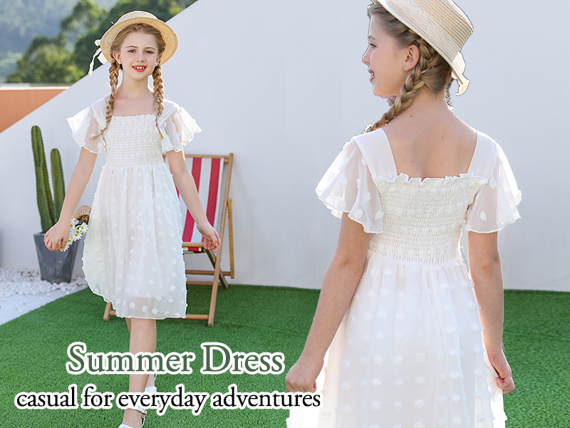 Amazon.com: Kids4ever 6-7 Year Old Girls Pink Pom Poms Dress Cute