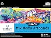 Canson Artist Series Plein Air Mixed Media Paper, Fold Over Art Board, 12x16 inches, 10 Sheets - Artist Paper for Adults and Students - Watercolor, Gouache, Graphite, Ink, Pencil, Marker