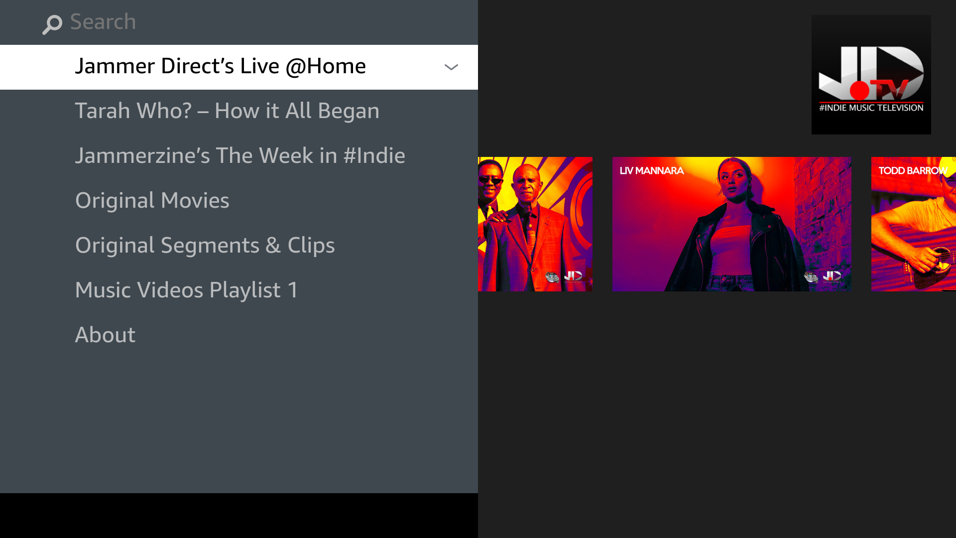 Jammer Direct TV (JDTV) App on Amazon Appstore