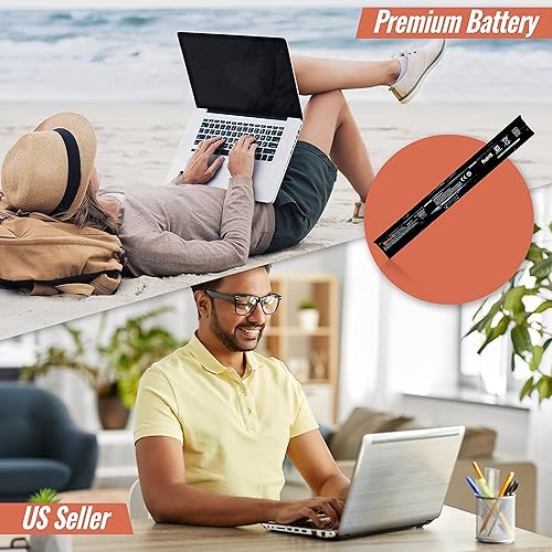 Miniatura 8 de GHU Batería de repuesto para KI04 HSTNN-LB6S HSTNN-LB6T 800049-001 K104 compatible con HP Pavilion 14-ab 15-ab 17-g000 220 2200mAh 4 celdas