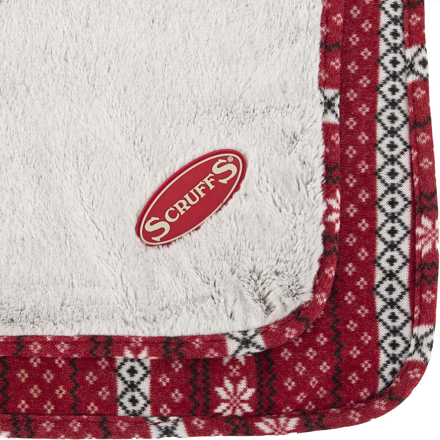 Santa Paws Dog Blanket & Reindeer Toy Gift Set - Red