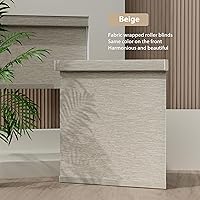 Vista 2 de Persianas enrollables opacas para ventanas, inalámbricas, tela jacquard, persianas enrollables para ventanas, tela con aislamiento térmico