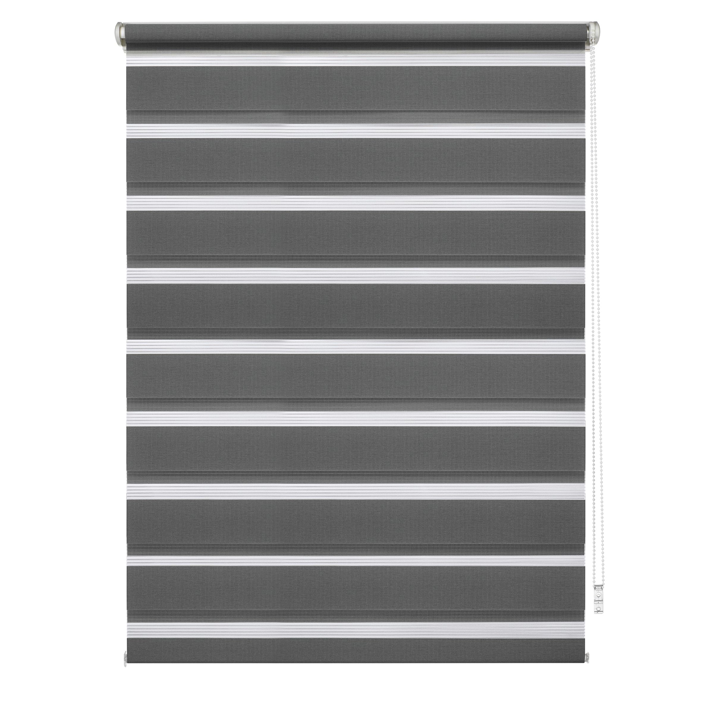 EASYFIX Double roller blind with mounting rail anthracite 45 x 150