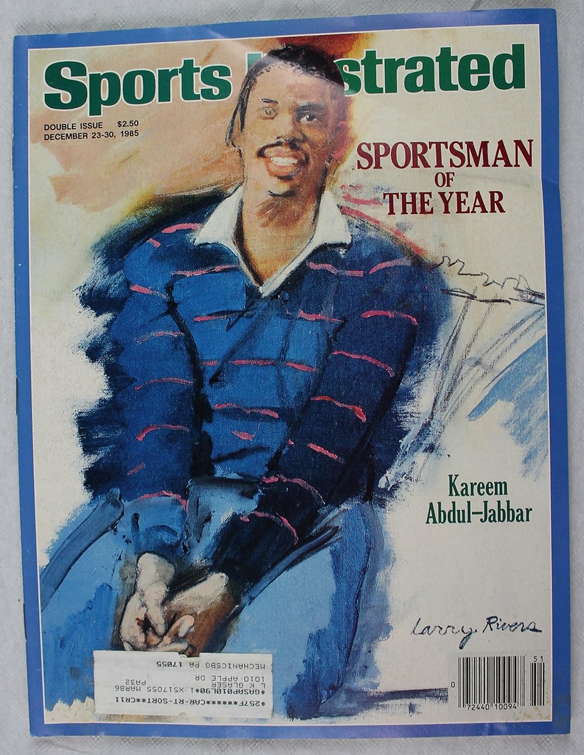 SPORTS ILLUSTRATED December 2330 1985 KAREEM ABDUL JABAAR COVER