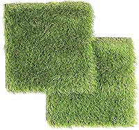Vista 1 de Azulejos cuadrados de césped artificial, 12.2 x 12.2 pulgadas (paquete de 2)