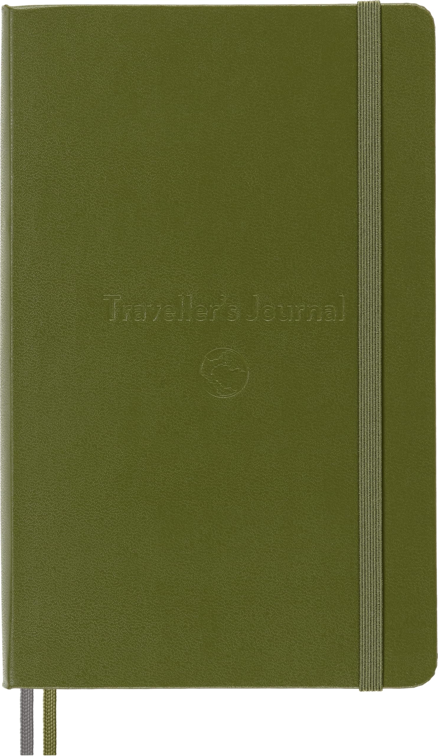 Moleskine Traveller’s Journal, Themed Notebook for Planning and Remembering Your Trips, Hard Cover, Large Size 13 x 21 cm, 400 Pages