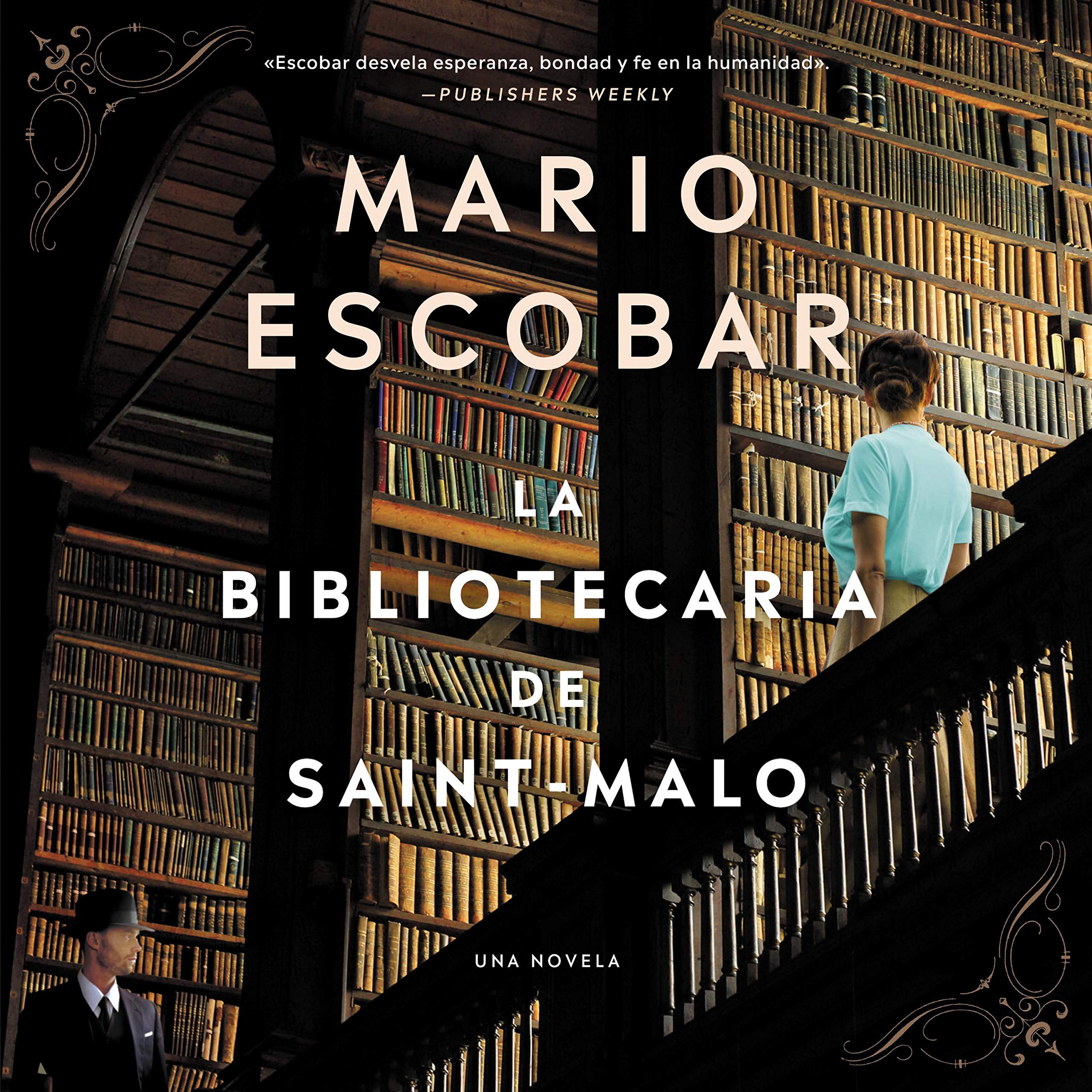 Cover art for The Librarian of Saint-Malo \ La bibliotecaria de Saint-Malo