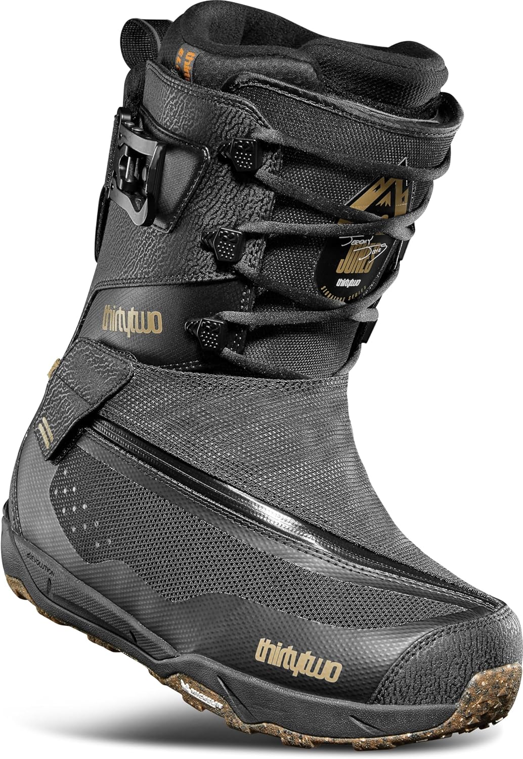 ThirtyTwo Jones MTB LITE Snowboard Boots - Snowboard Boots with Dual-Zone Lacing & Grippy Outsole