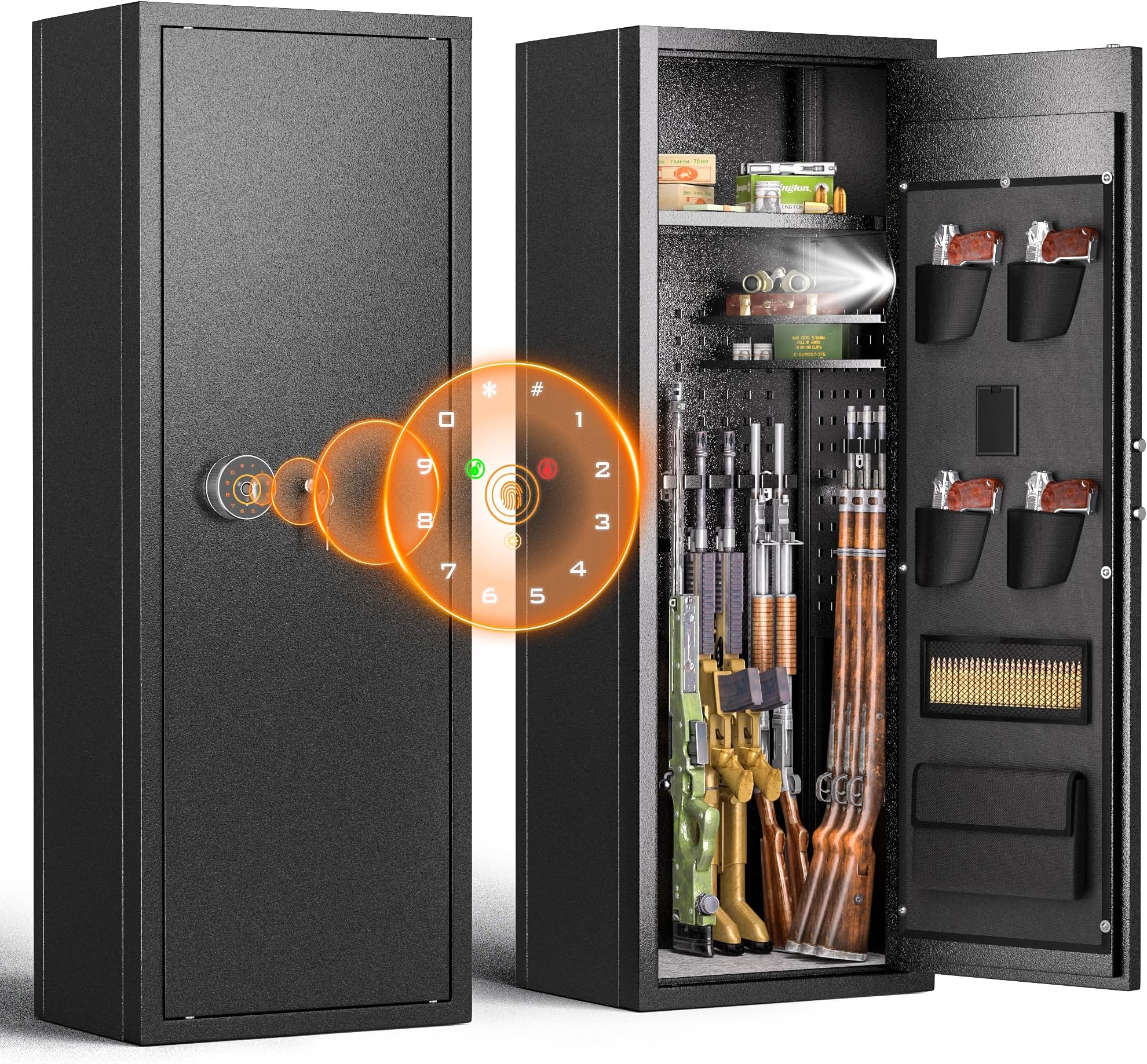 Riflevault Gun Safe, 5 Gun Heavy Rifle Safe, Gun Safe for