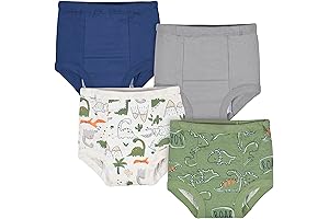 Gerber Baby-Boys Infant Toddler 4 Pack Potty Training Underwear