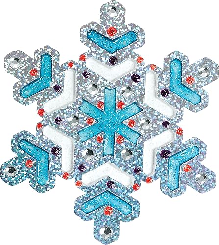 Miniatura 8 de Creativity for Kids Kit de manualidades navideñas para ventanas fáciles de brillar crea 7 diseños artísticos de ventana, manualidades navideñas,