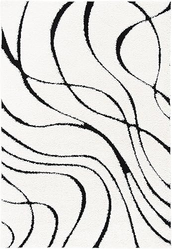 Miniatura 64 de SAFAVIEH Rodeo Drive Collection - Alfombra cuadrada de 4 pies, color dorado, hecha a mano de lana abstracta moderna de mediados de siglo, ideal para