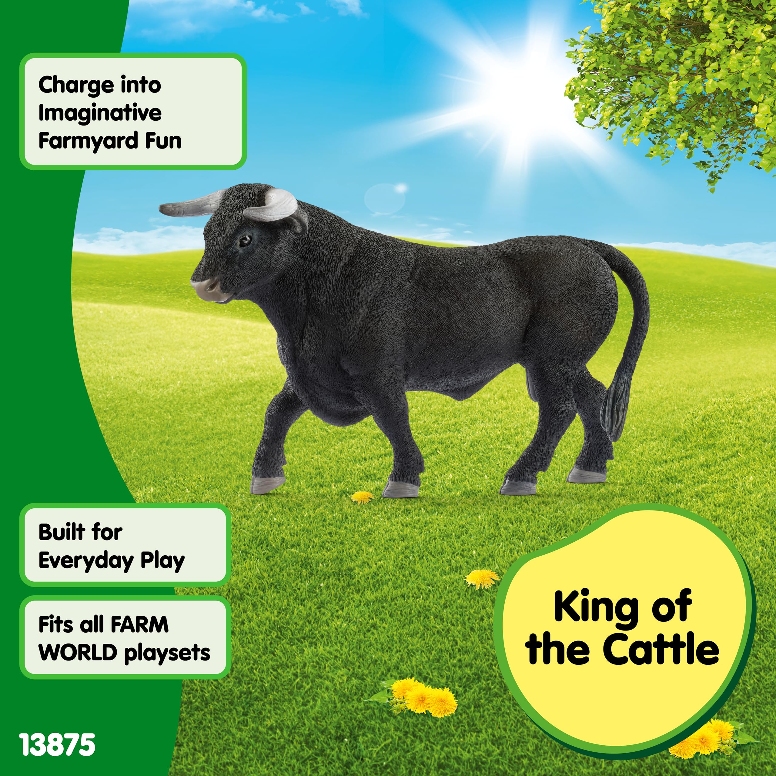 Schleich Slh13875 Czarny Byk