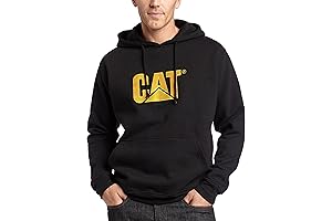 Caterpillar Men's Trademark Hooded Sweatshirt: Rugged Gear for the Modern Man