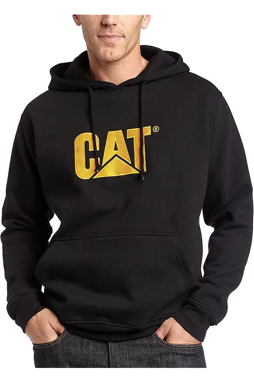 Caterpillar Men's Trademark Hooded Sweatshirt