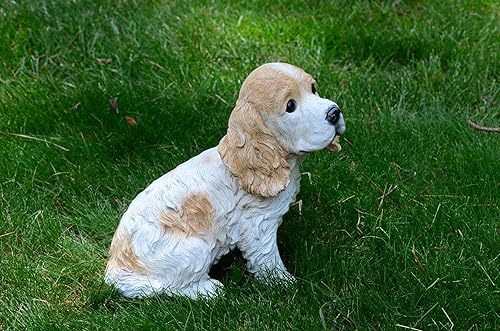 Miniatura 4 de Michael Carr Designs Cavalier King Charles Spaniel Puppy S Outdoor Puppy S - Figura de perro para jardines, patios y césped (80092)