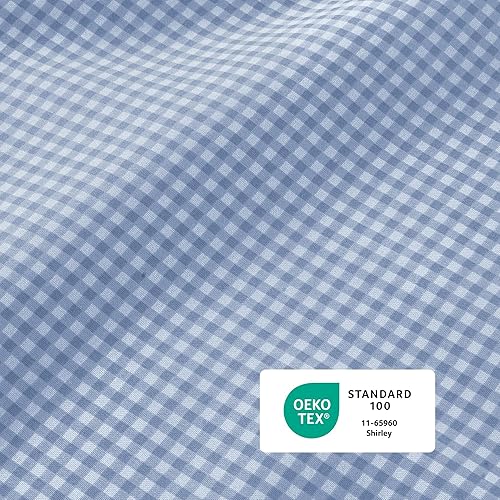 Miniatura 5 de IZOD - Juego de sábanas de algodón satinado sedoso, tacto suave y mantecoso, algodón de fibra larga, sábanas de bolsillo profundo (300 TC, KingBlue