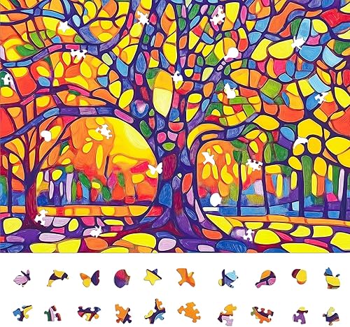 Miniatura 13 de Rompecabezas difíciles para adultos de 1000 piezas: rompecabezas de ilustraciones de pavo real, rompecabezas difícil desafiante e imposible para