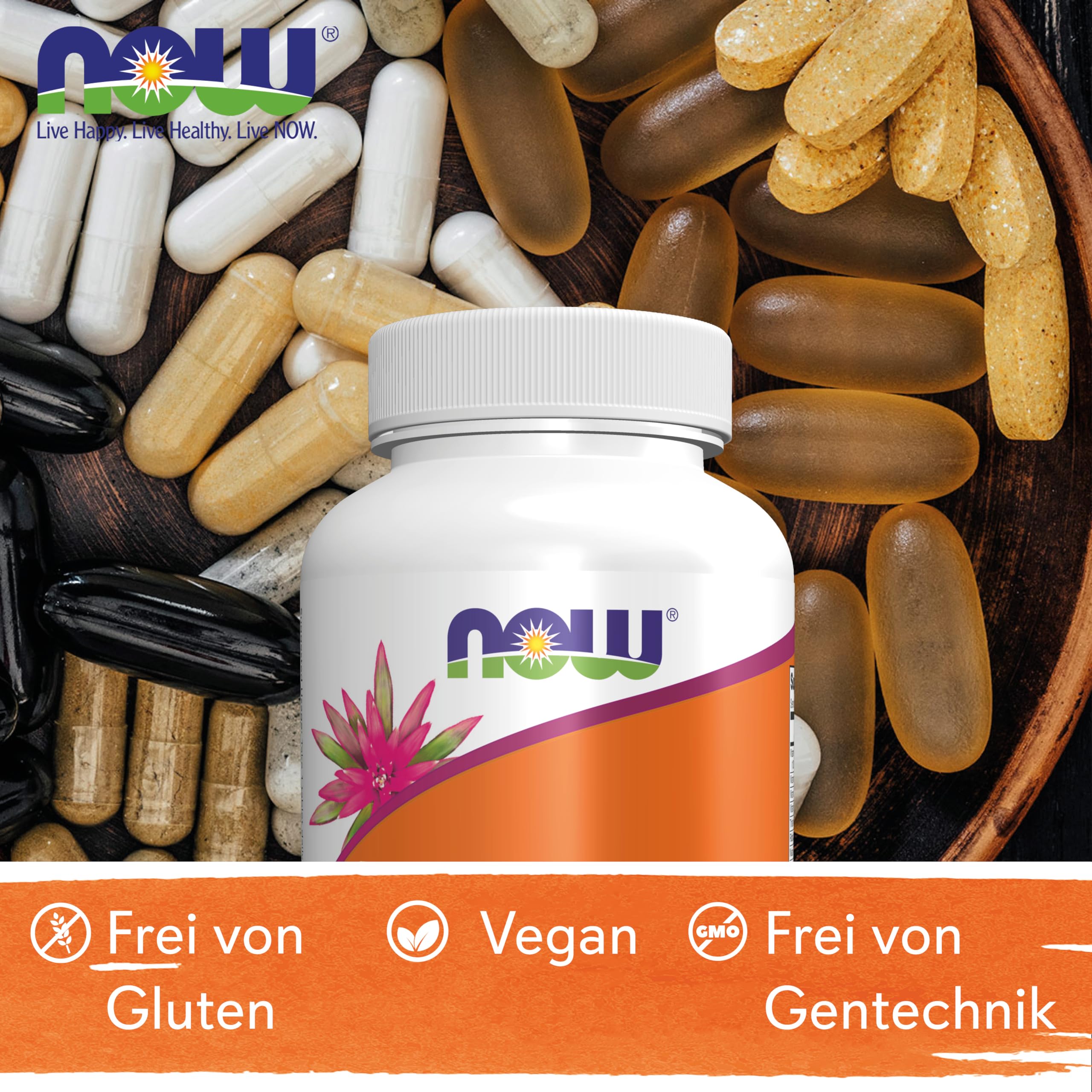 Now Foods Daily Vits, tägliche Vitamine, Multivitamin, 250 vegane Tabletten, Laborgeprüft, Glutenfrei, Sojafrei, Vegetarisch, Ohne Gentechnik