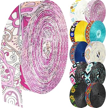 1.5 inch Patterned Nylon Webbing Belt Webbing Straps Purse Straps Backpack Straps Nylon Belt