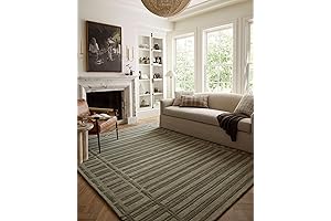 Exceptional Loloi Chris Loves Julia Bradley Olive Rug: A Sage Haven for Refined Interiors