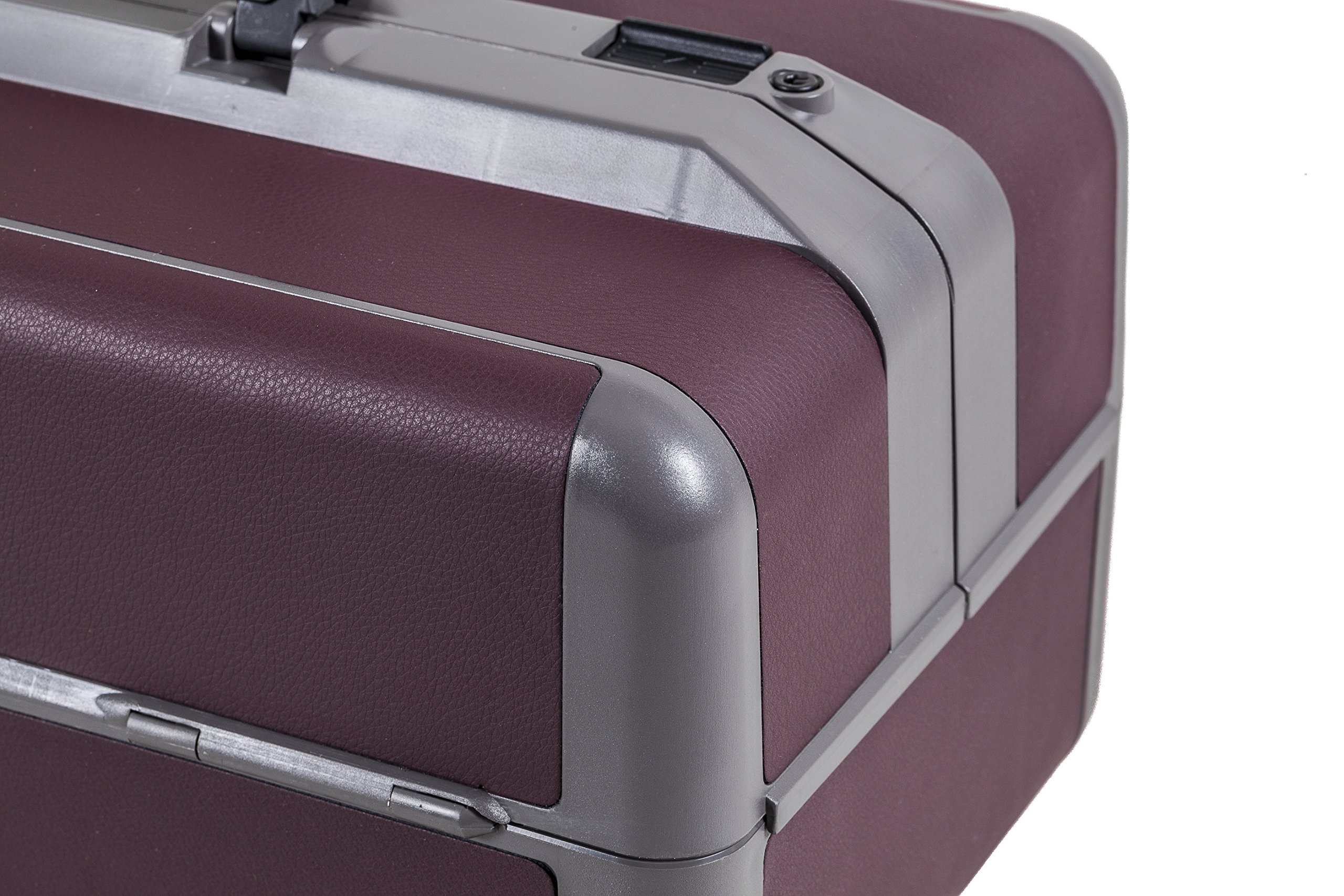 Durasol IDEAL 2213, Arztkoffer Medizinsche Ausrüstung Tasche, Boredaux, Kunstleder, Größe Groß
