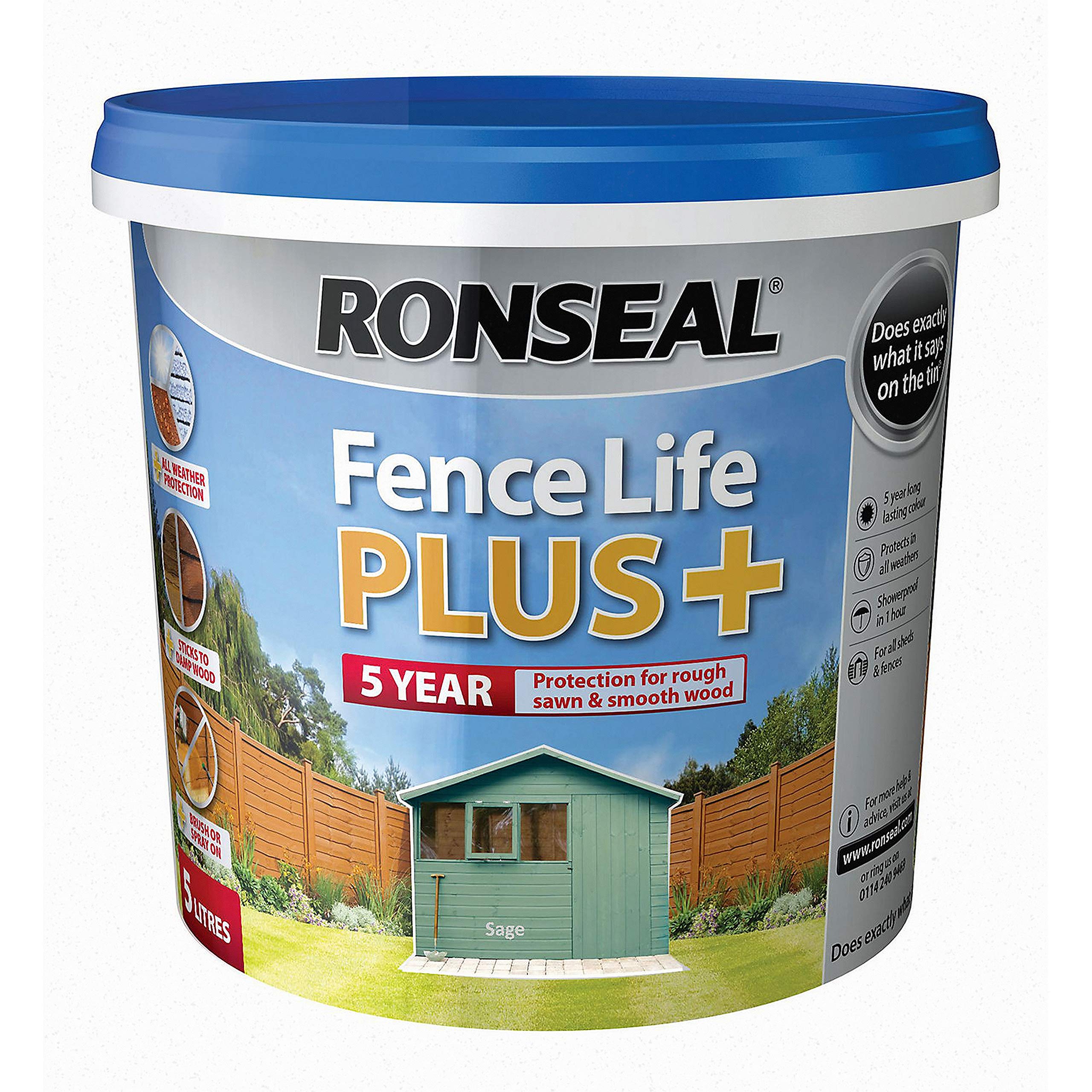 RonsealFence Life Plus 5L Sage