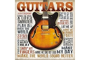 TURNER LICENSING Guitars 12x12 Wall Calendar