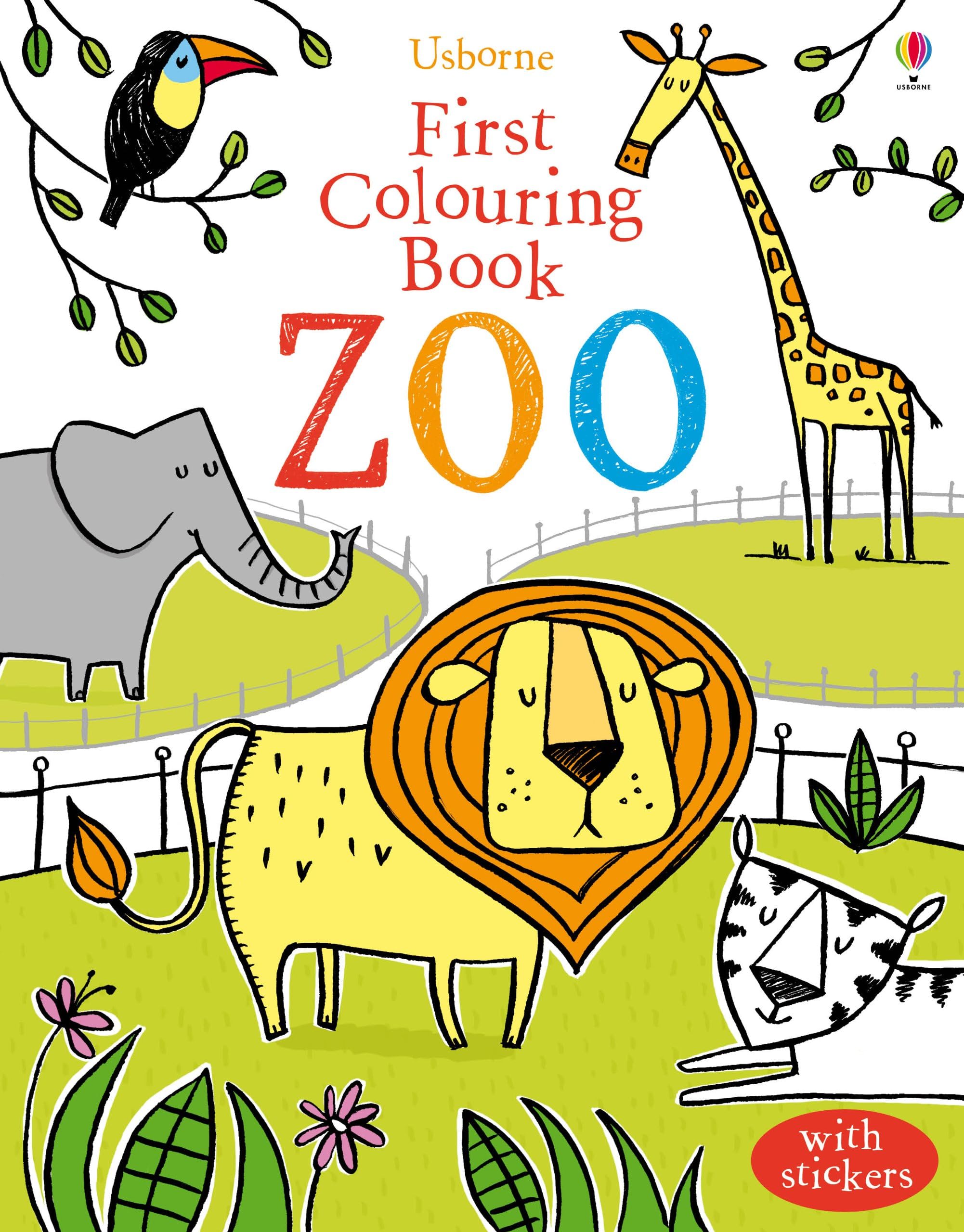 First Colouring Book Zoo
