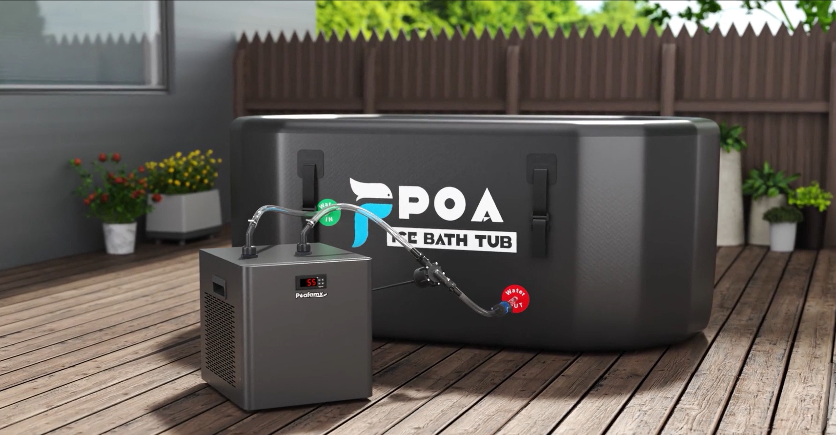 Amazon.com: Poafamx 1/2HP Water Chiller for Cold Plunge, Ice Bath