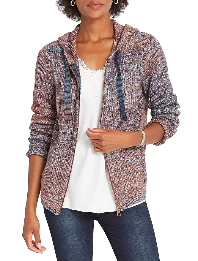 Nic and zoe autumn sky hooded cardigan Clearance
