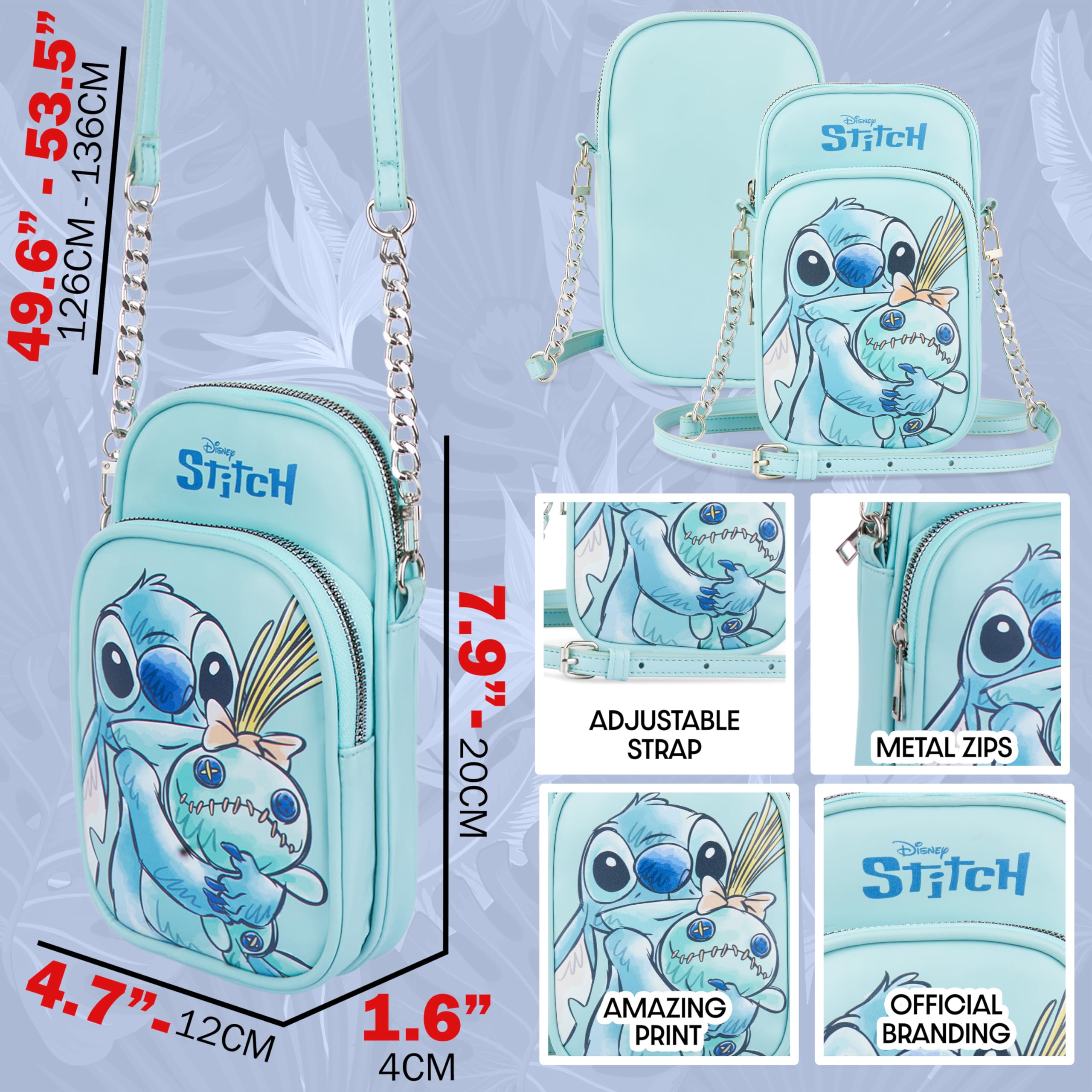 Get Trend Bolso Bandolera Niña y Adolescente, Pequeña Teléfono Bolsa Niña para Excursiones Vacaciones, Regalos para Ella