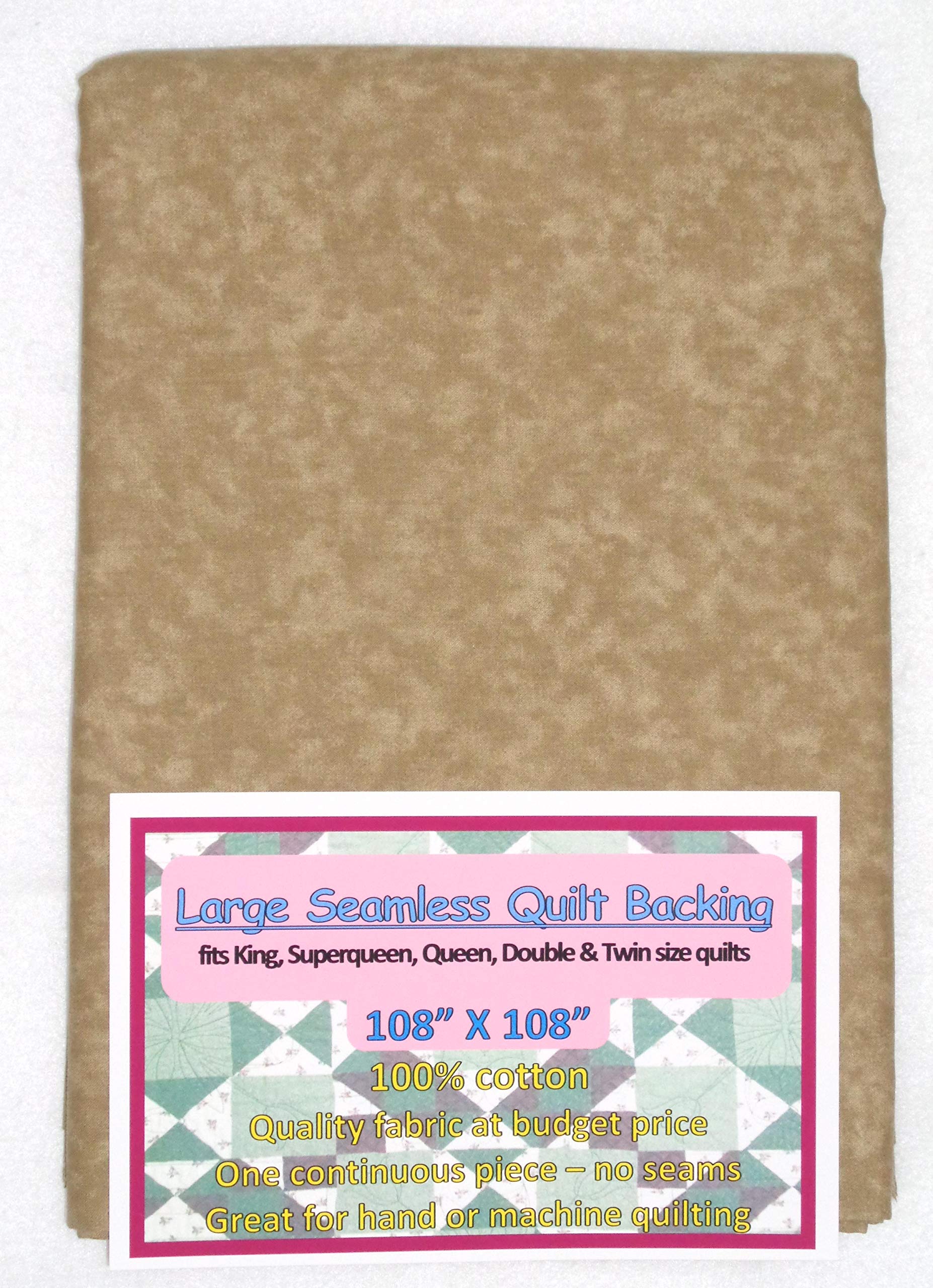 Quilt Backing, Large, Seamless, C44395-707, Medium Brown
