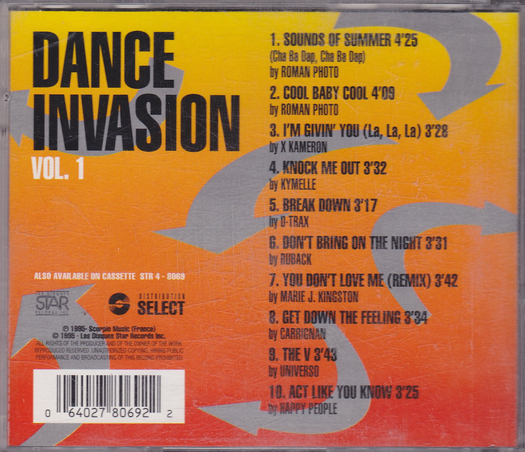 Dance Invasion Vol.1 [Audio CD]
