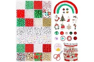 Inspired Christmas Friendship Bracelet Kit for Ages 8 and Up