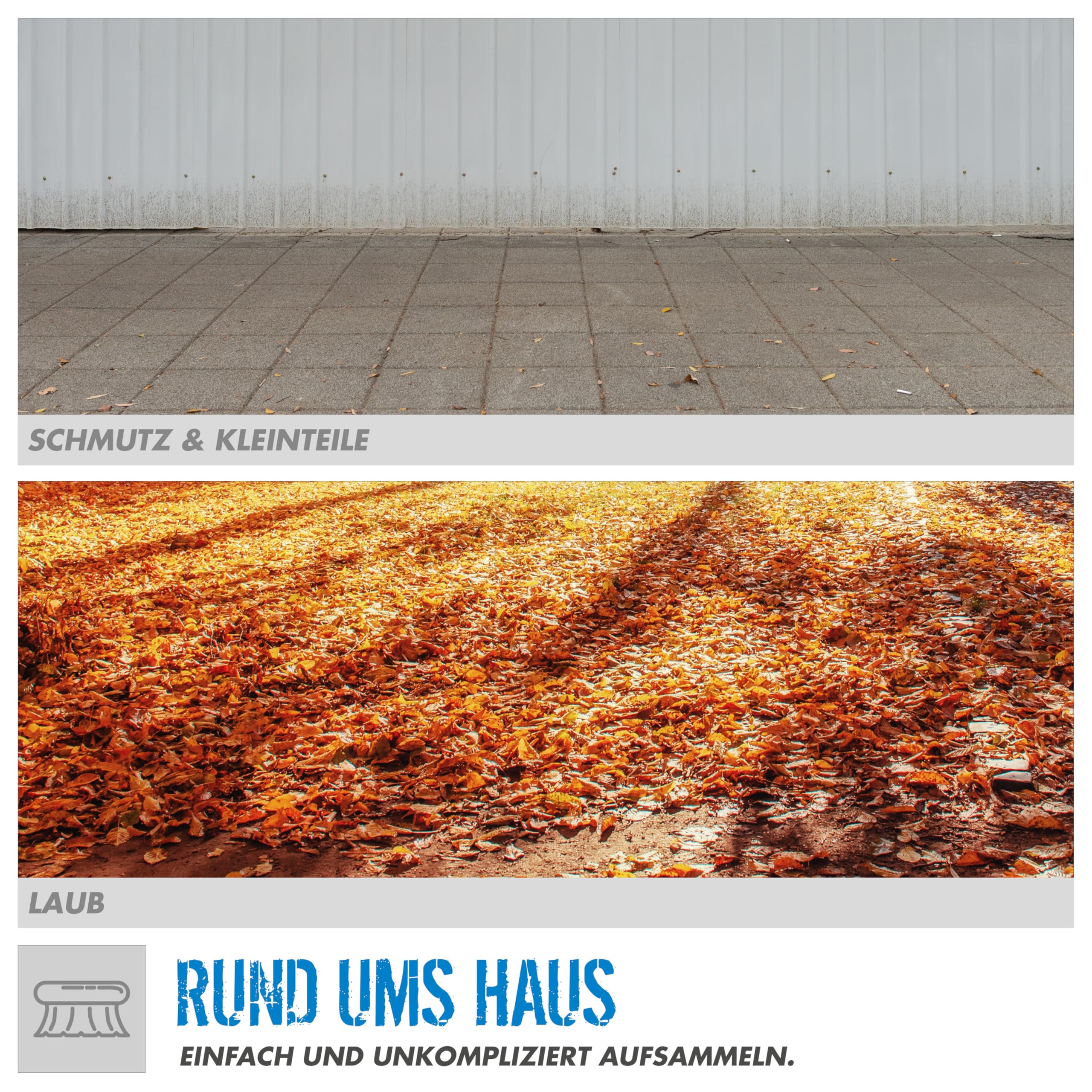 Güde GKM 18-401-30 zamiatarka akumulatorowa (seria 18 V E³, litowo-jonowa, szerokość zamiatania 61 cm, wydajność 1800 m² na godzinę, pojemność pojemnika na brud 20 l, składany pałąk, w zestawie