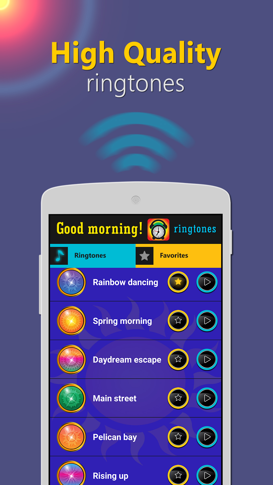 Good morning ringtones App on Amazon Appstore
