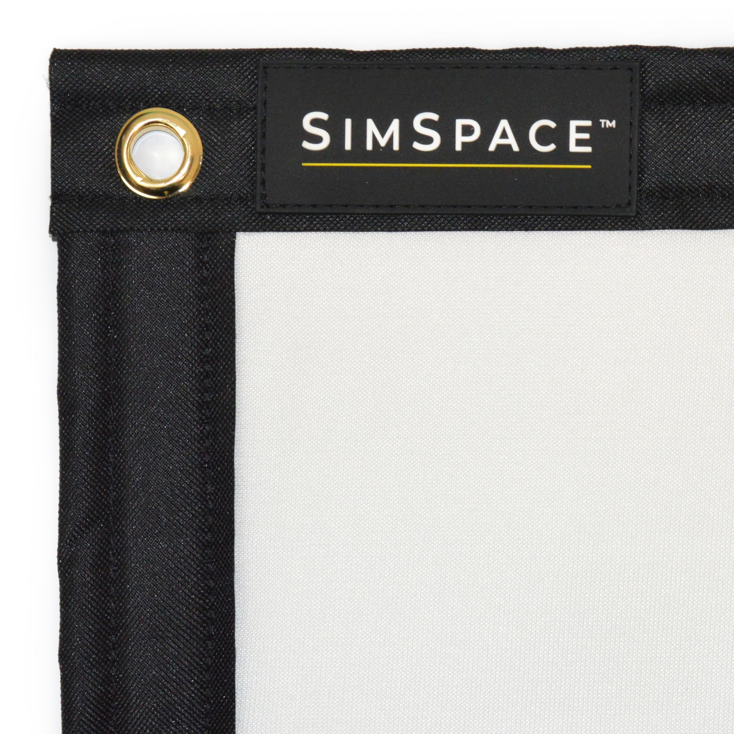 SimSpace Platine Écran d'impact de Golf - Ecran De Projection pour Simulateur De Golf à Domicile, 4 Couches De Mousse Résistante Aux Chocs, Réduction du Bruit, Clarté Ultra 4K HD, 3 x 3 mètres