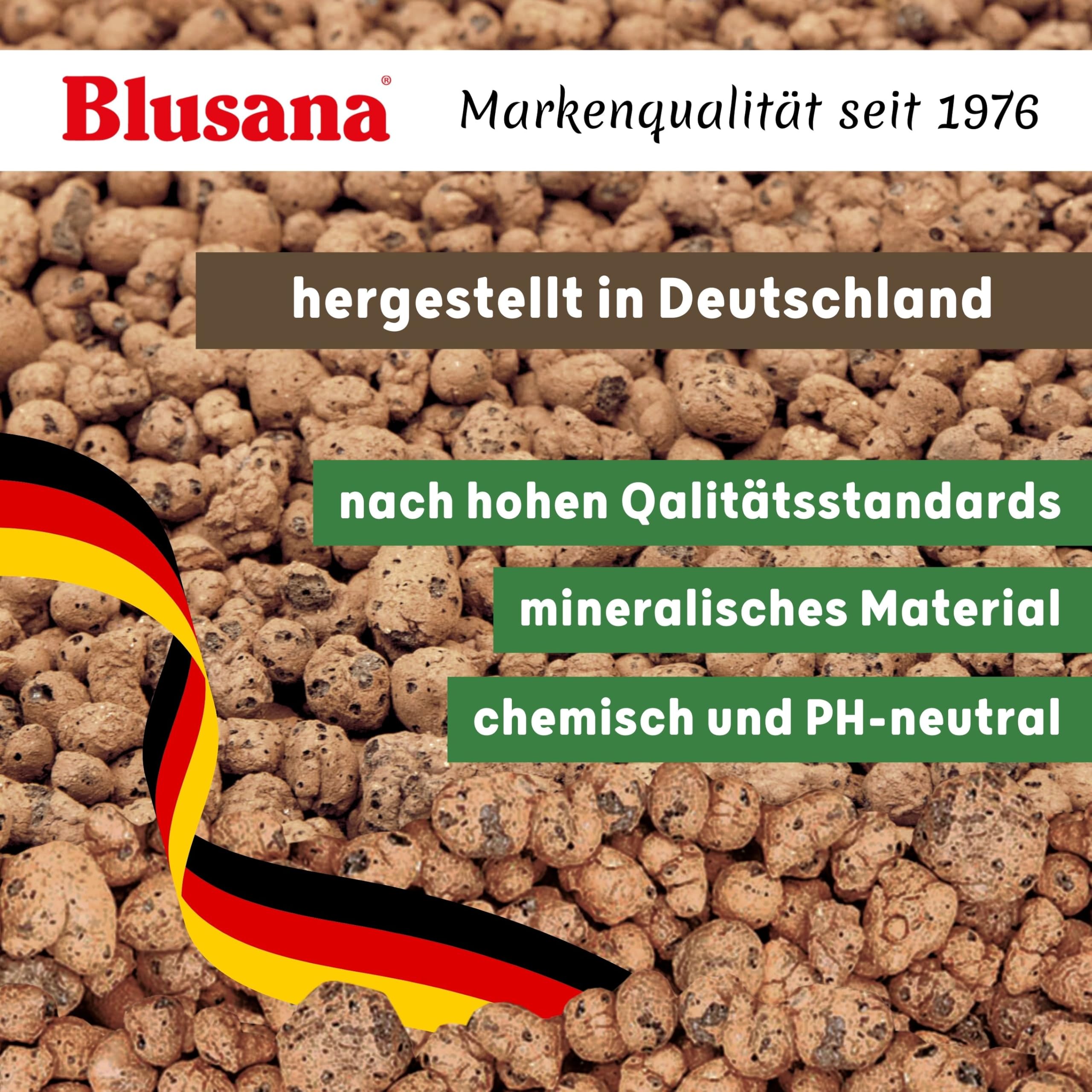 Pflanzton-Granulat Blähton 50l | Pflanzsubstrat für Hydrokultur | Ton-Granulat Körnung 8-16mm | Pflanzton Drainagematerial & Bodenauflockerung